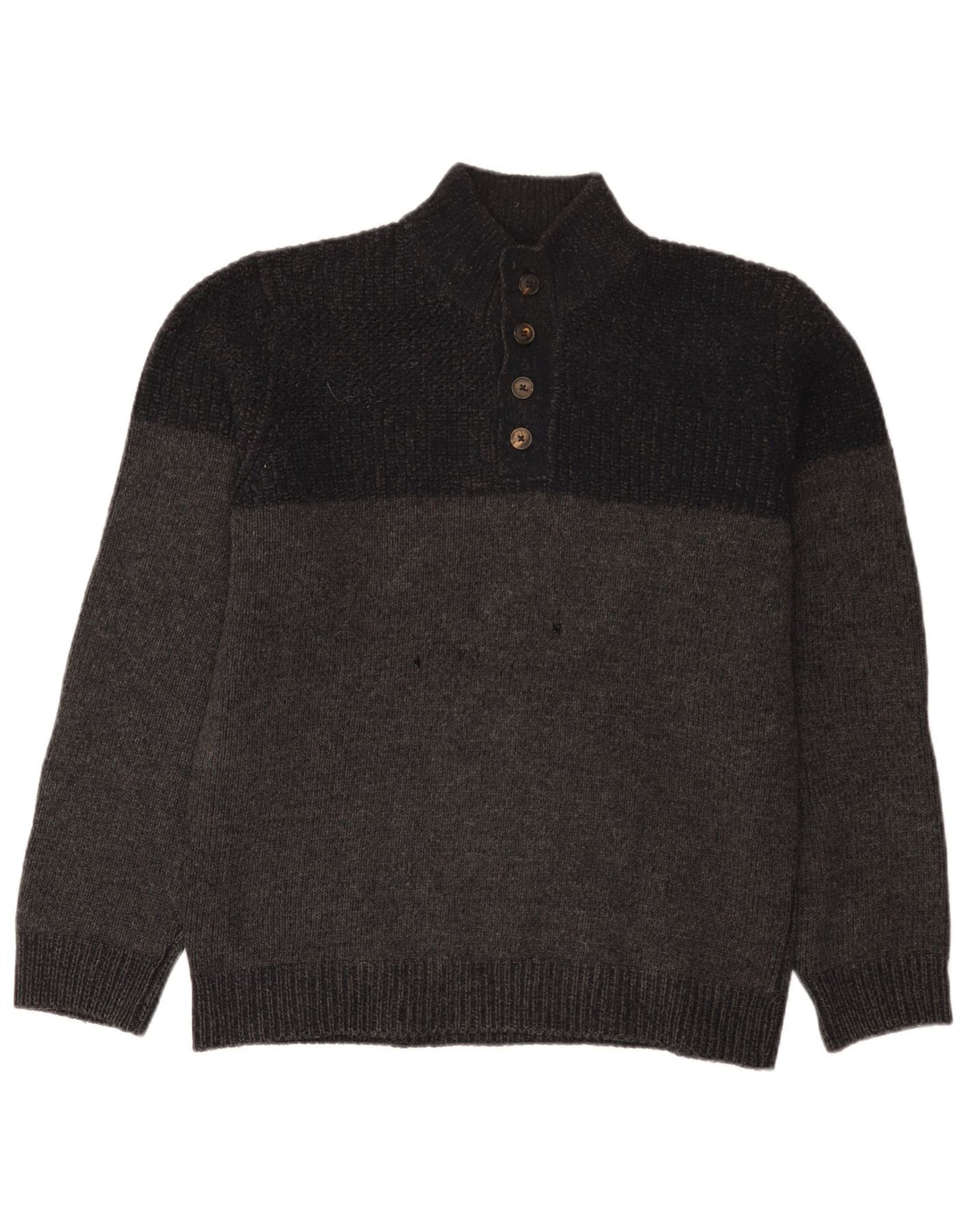 Suéter masculino Massimo Dutti com gola redonda XL cinza manchado