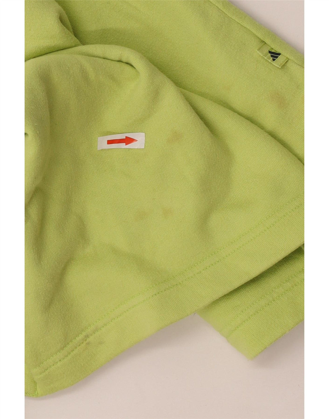Adidas Womens Sweatshirt Jumper UK 12 Médio Algodão Verde
