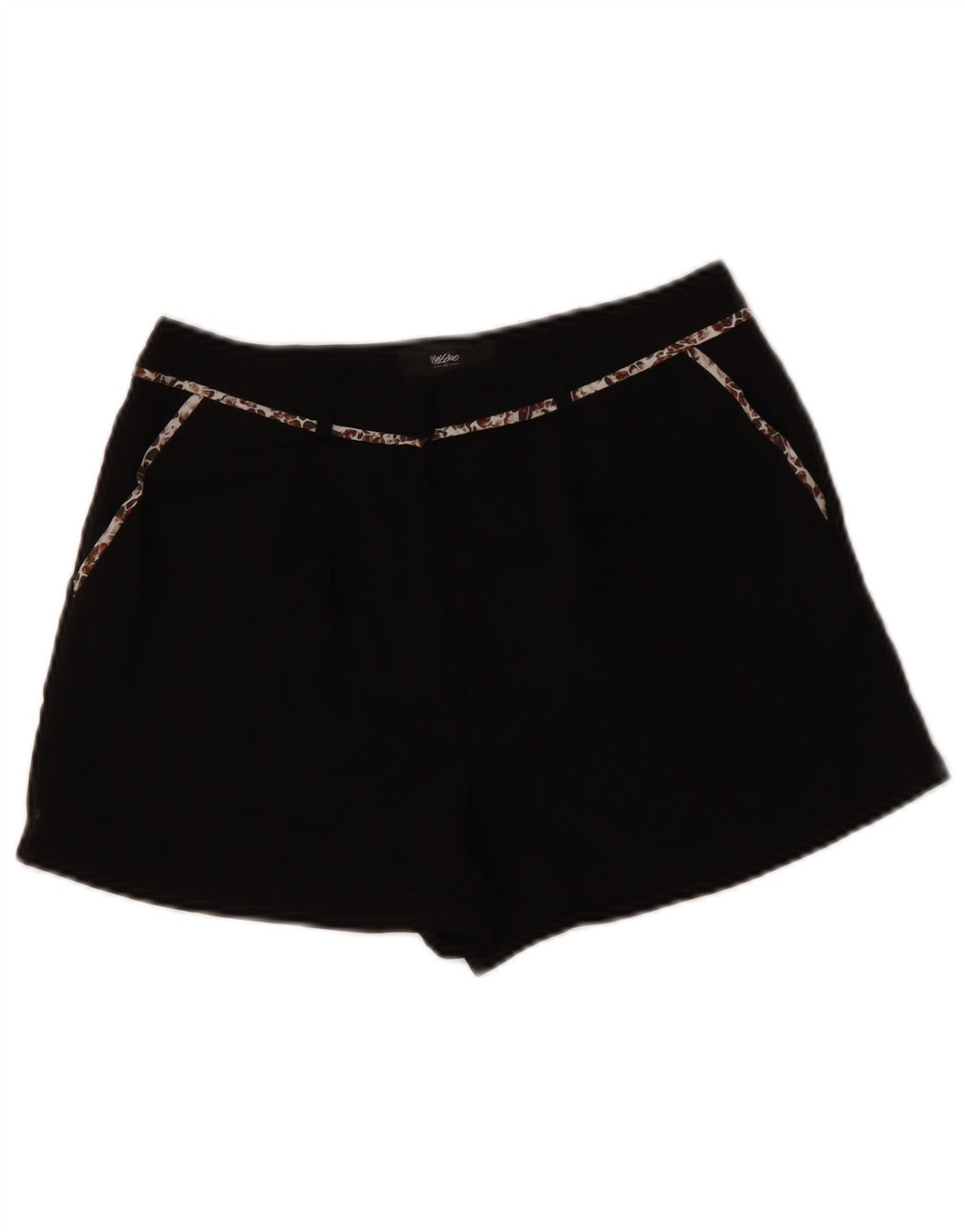 MOSSIMO Shorts Chino Feminino US 2 XS W28 Poliéster Preto