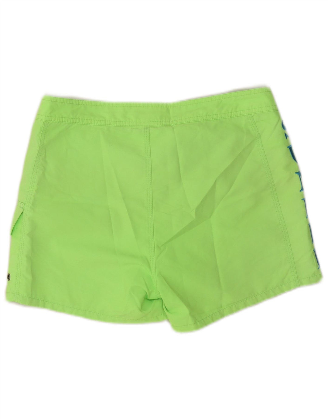 Sundek Mens Graphic Natação Shorts Poliéster Verde Médio
