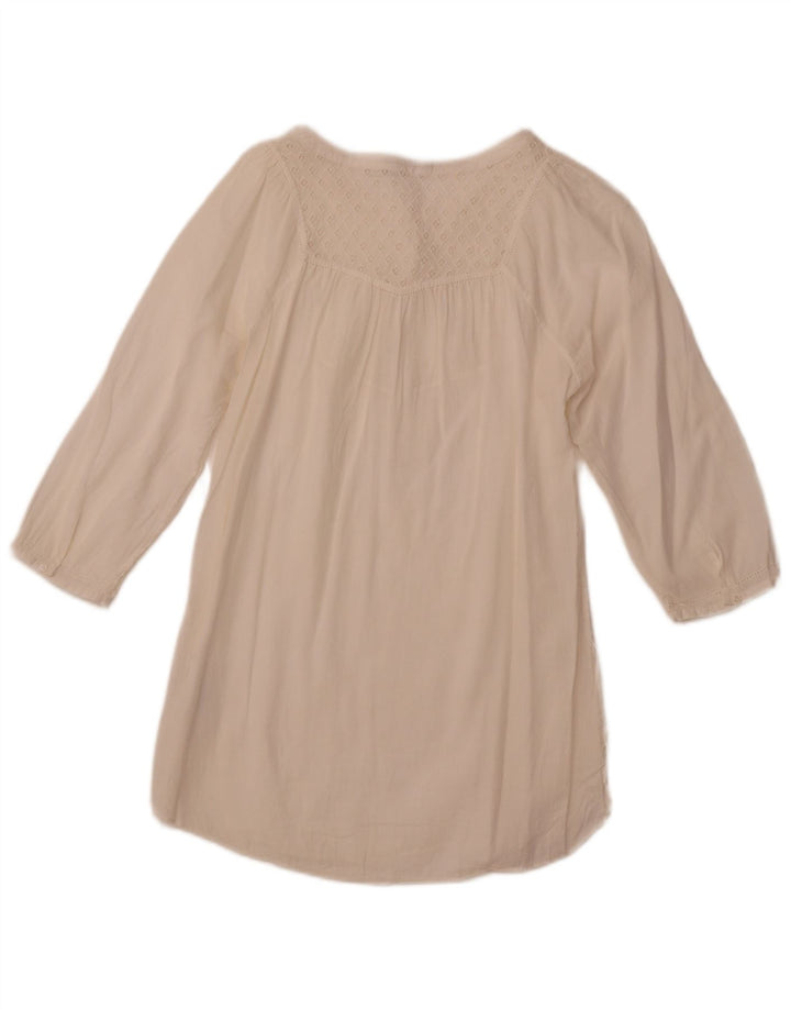 Blusa feminina MASSIMO DUTTI manga 3/4 EU 38 pequena off white rami