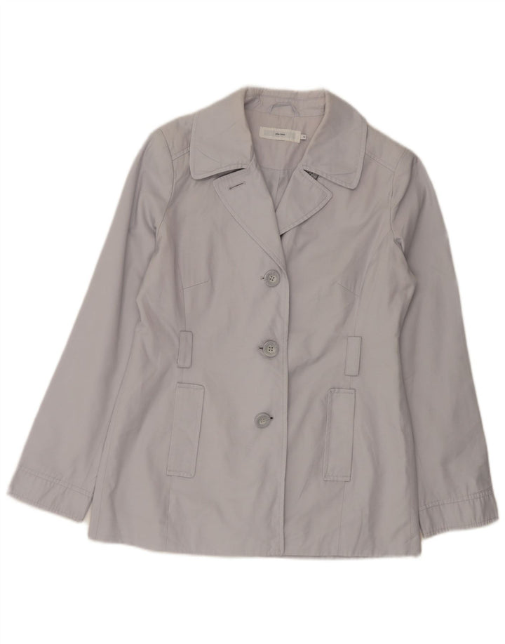 Trench Coat feminino JOHN LEWIS UK 12 cinza médio