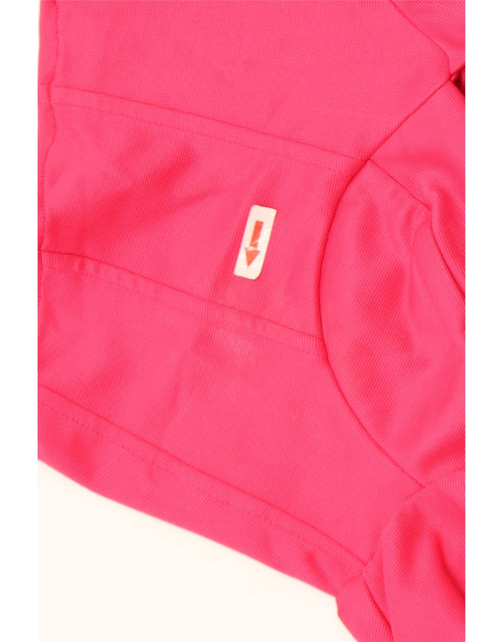 Zara Womens Long Sleeve Crop Top Reino Unido 8 Pequeno Rosa