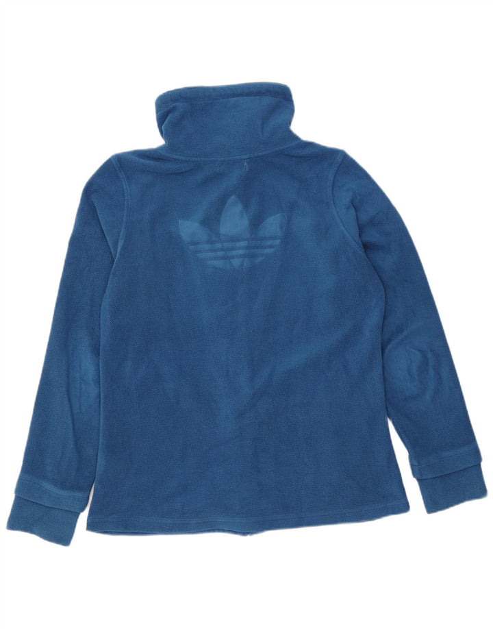 Jaqueta Adidas Feminina Graphic Fleece EU 42 Poliéster Azul Médio
