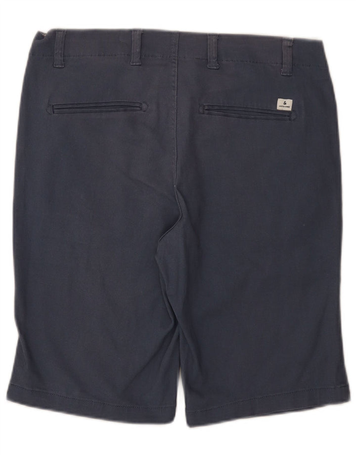 Shorts Chino masculino Jack & Jones médio W32 algodão azul marinho