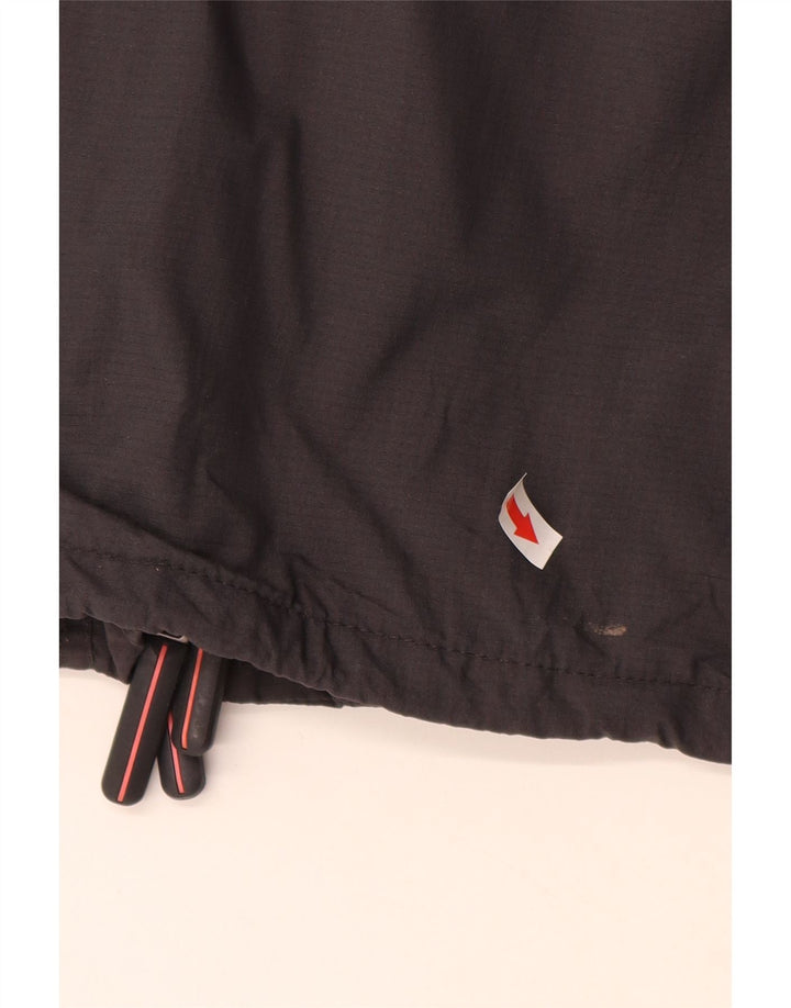 Jaqueta corta-vento feminina Superdry UK 14 nylon cinza médio