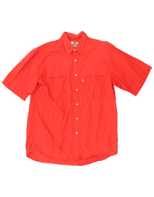 Camisa masculina de manga curta Levi's grande vermelha