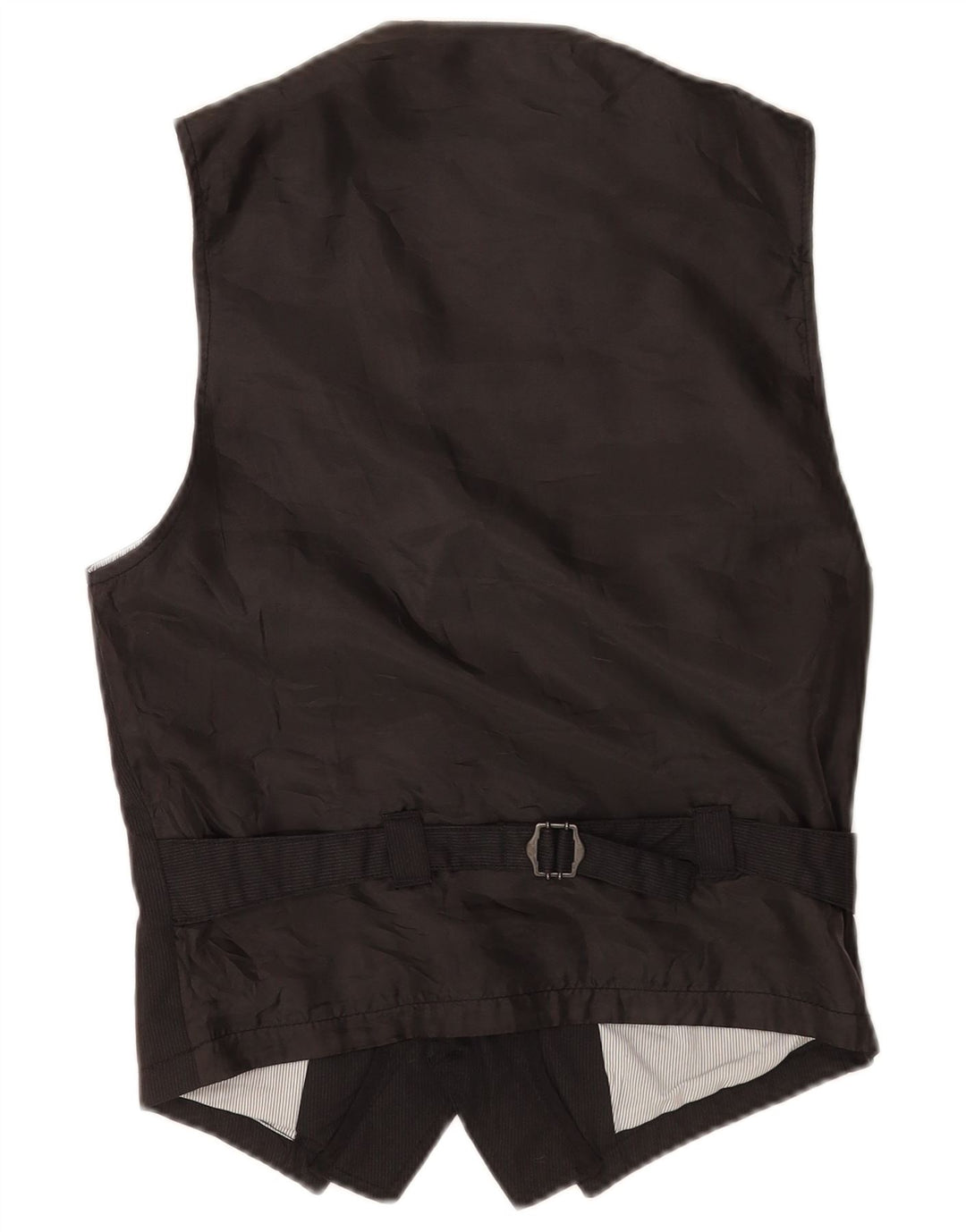 Colete masculino Zara XS preto listrado poliéster