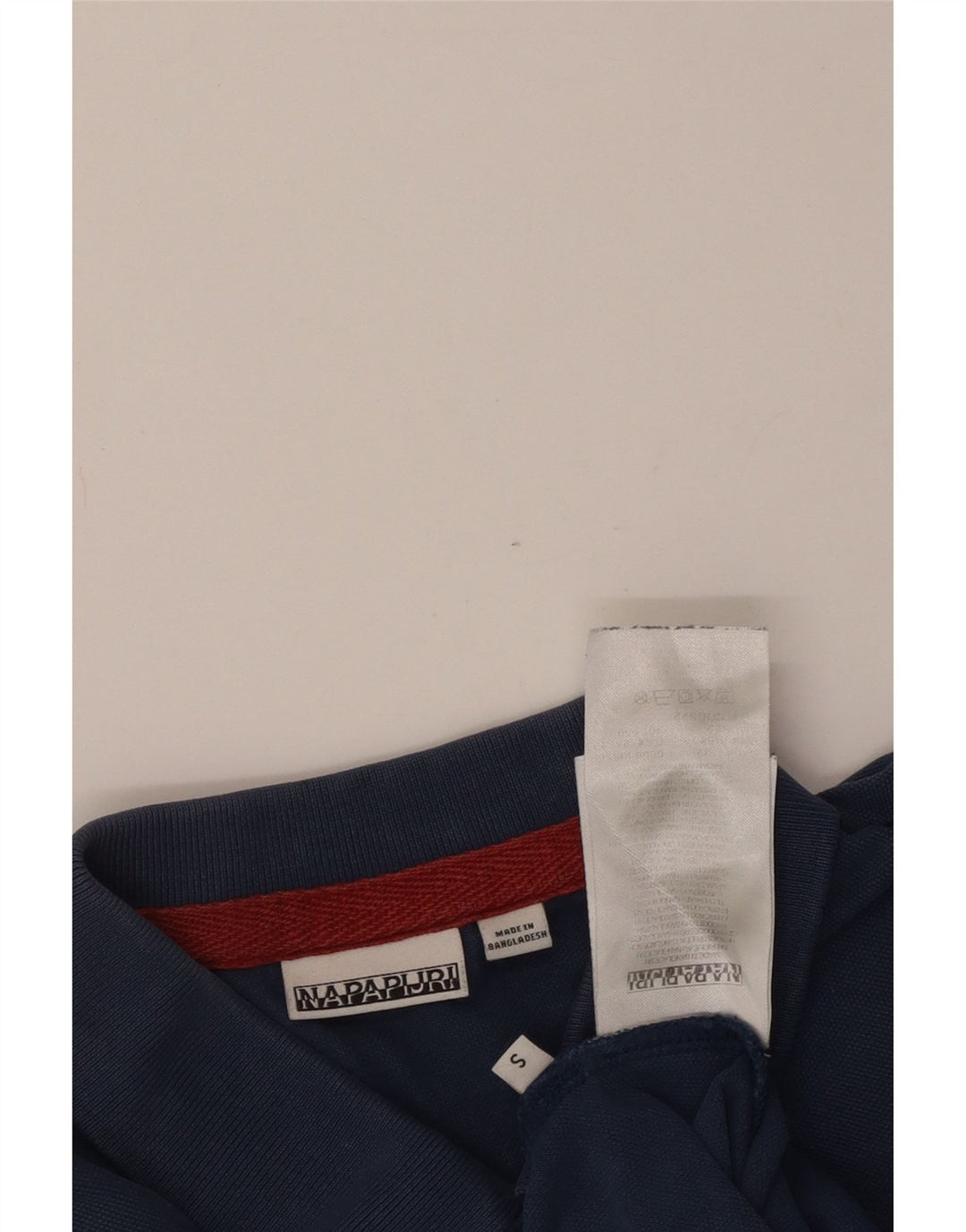 Polo masculino NAPAPIJRI pequeno azul marinho