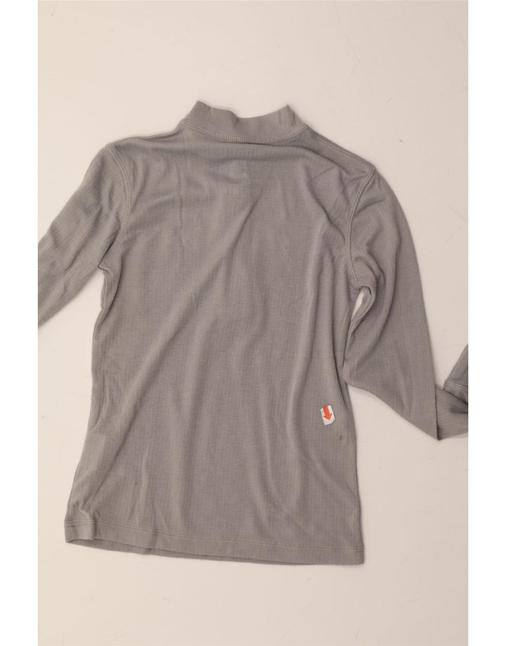 MOUNTAIN WAREHOUSE Boys Zip Neck Pullover Tracksuit Top 7-8 Years Grey Vintage Mountain Warehouse and Second-Hand Mountain Warehouse from Messina Hembry 
