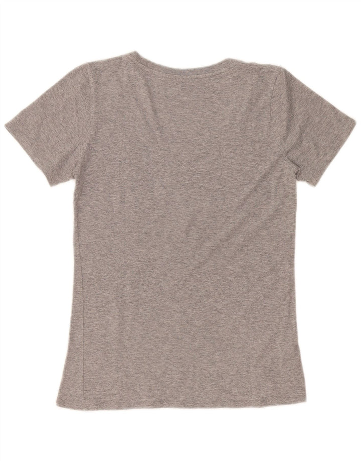 Camiseta Nike masculina Athletic Cut Graphic Camiseta pequena cinza manchada