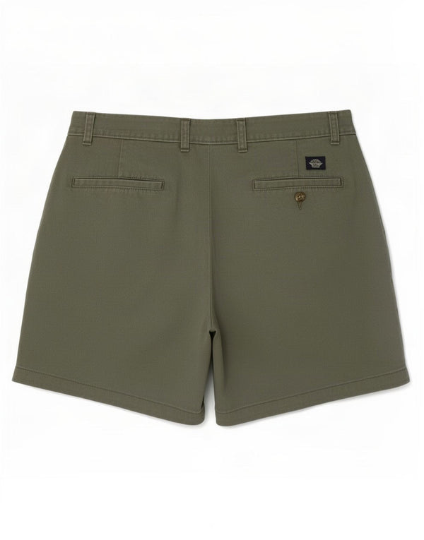 Dockers Mens Chino Shorts Grande W34 Algodão Cáqui