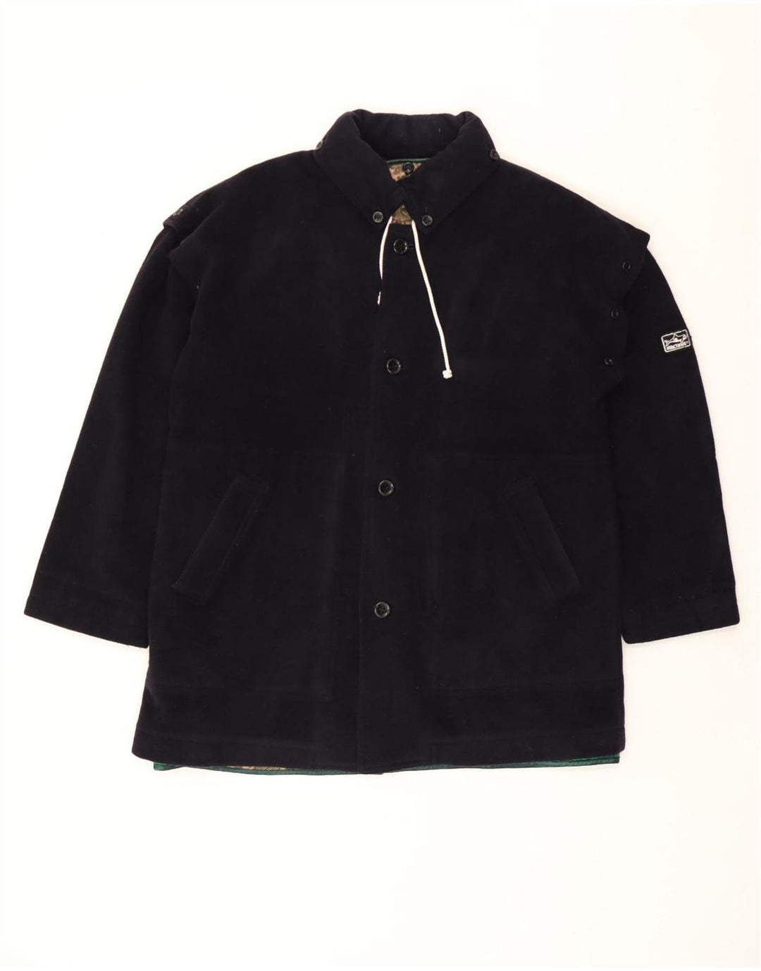 Jaqueta corta-vento masculina Orcinus IT 50 grande lã azul marinho