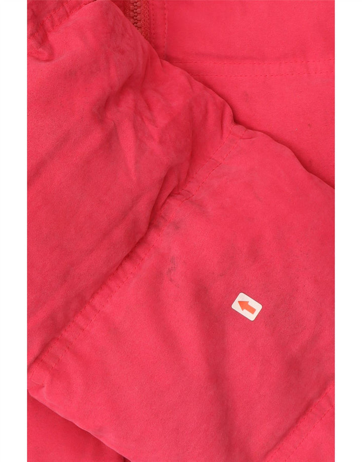 Jaqueta acolchoada com capuz feminina Musto UK 12 poliéster rosa médio