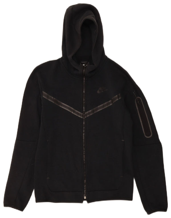 Suéter Nike masculino com capuz e zíper XS de algodão preto
