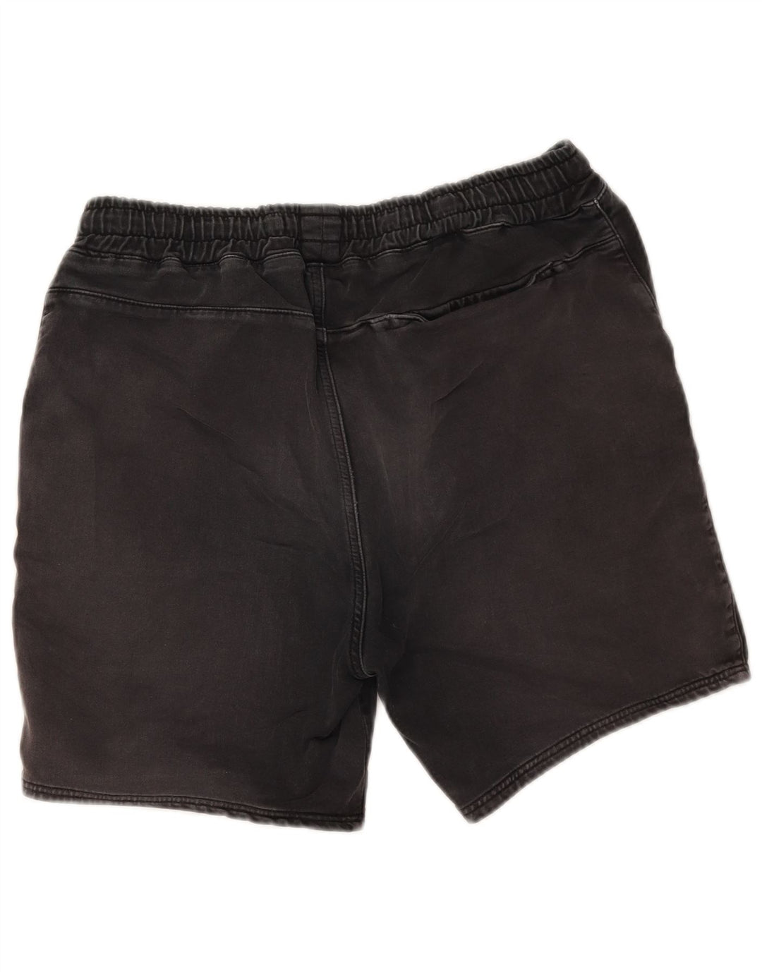 Zara Mens Chino Shorts XL W34 Cinza Algodão