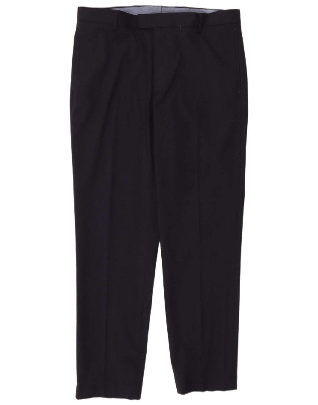 Calça masculina sob medida Marks & Spencer W36 L31 azul marinho