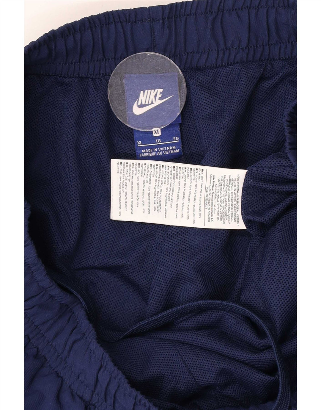 Calça de treino masculina Nike Joggers XL azul marinho poliéster