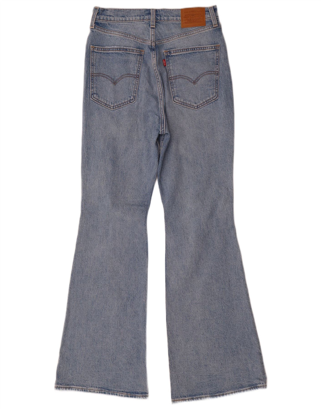 Calça jeans feminina Levi's com cintura alta e cintura alta W29 L32 algodão azul