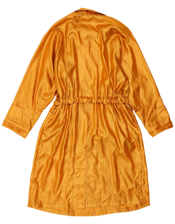 Sobretudo feminino grande COLETTE WOLFGANG KAISER Reino Unido 14 grande dourado