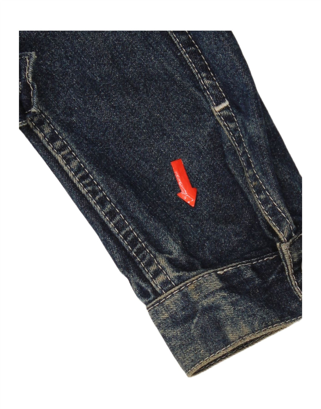 Jaqueta jeans feminina Benetton UK 10 algodão azul pequeno
