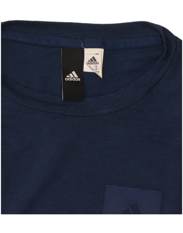Colete Adidas Feminino Top UK 8 Pequeno Azul Marinho Tie Dye Poliéster