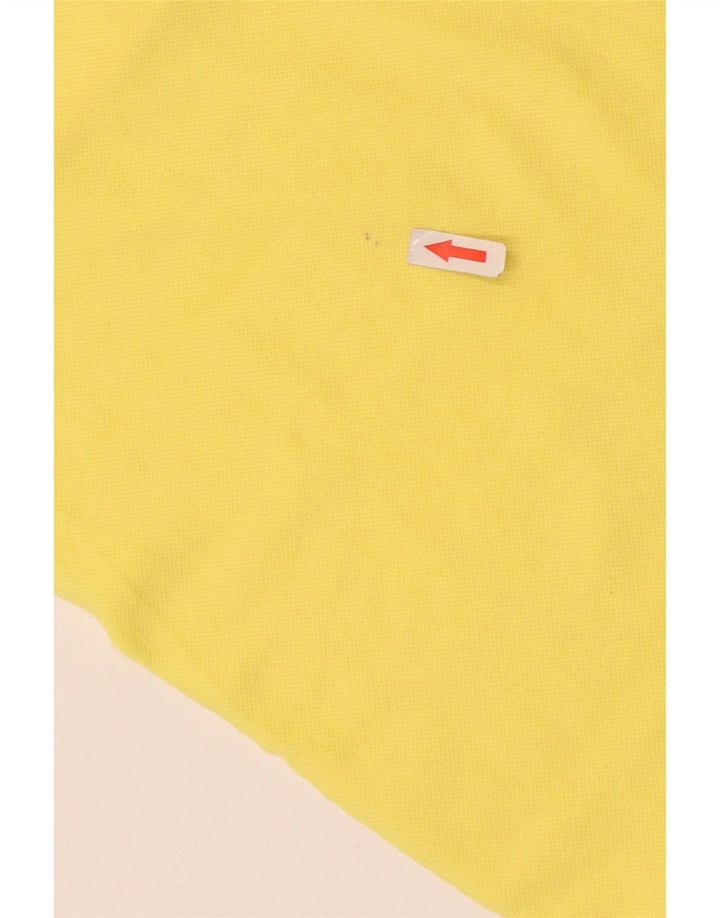 Vestido bainha feminino Zara Reino Unido 10 pequeno amarelo