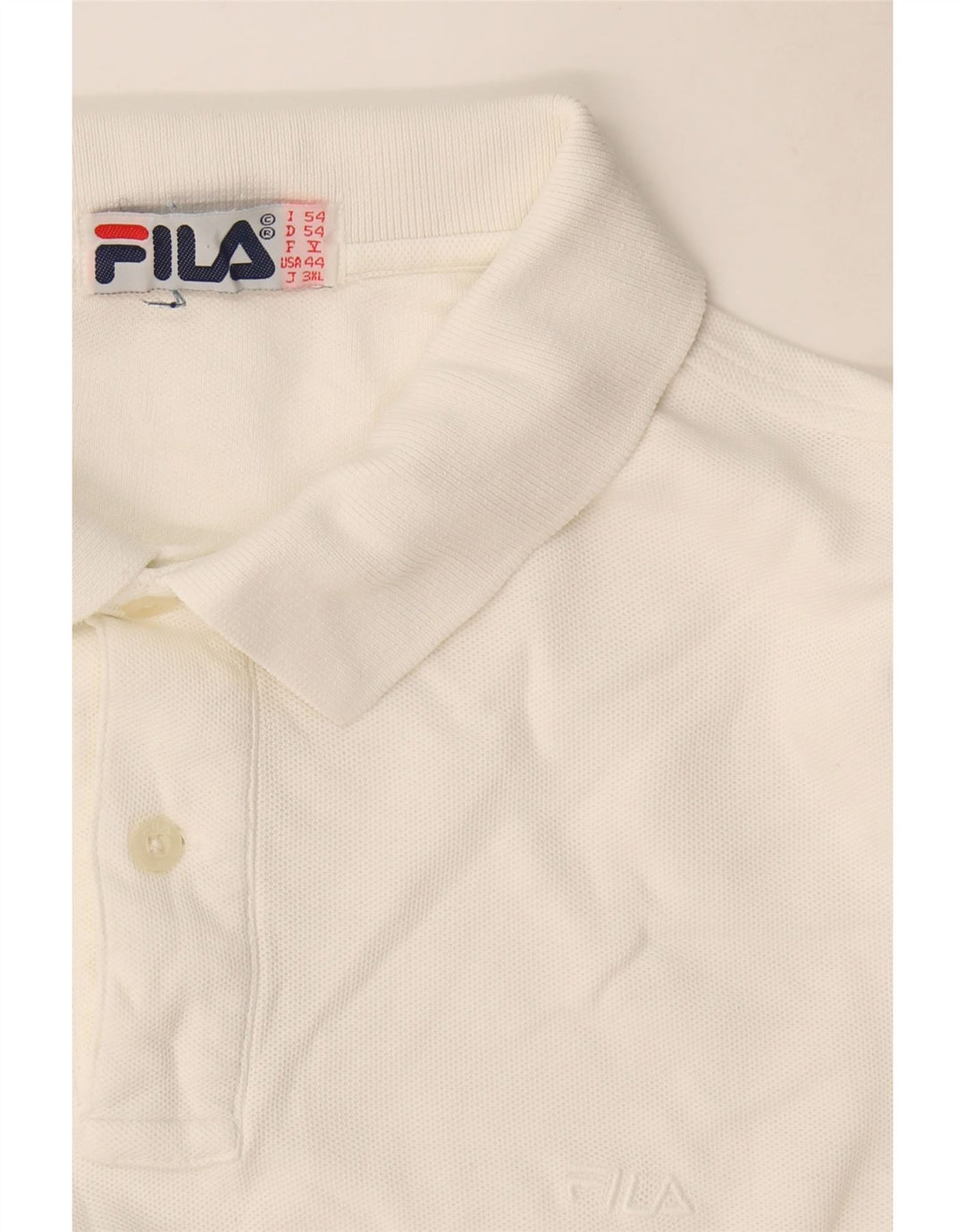 Polo Masculino Fila IT 54 XL Branco