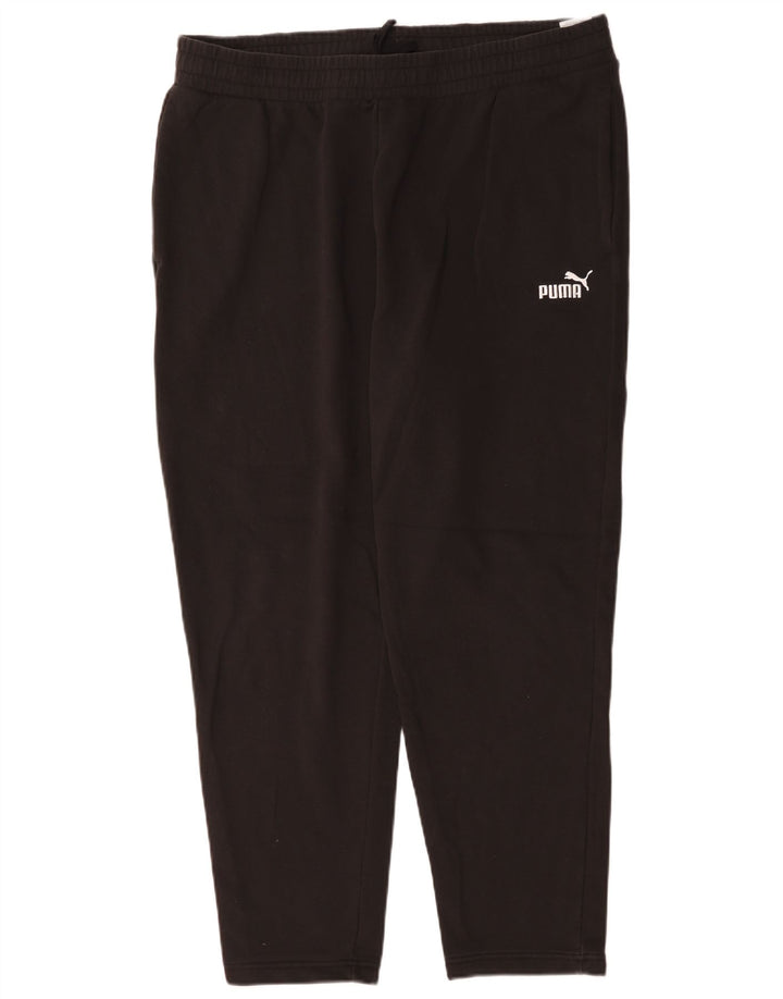 Calça de treino masculina Puma 2XL algodão preto