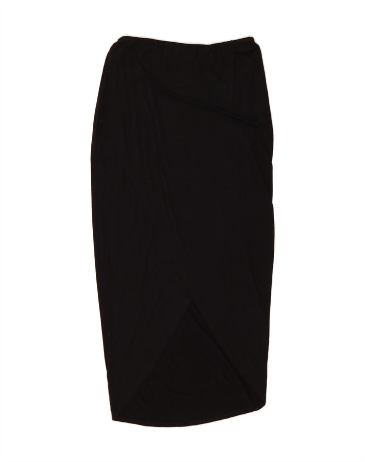 MOSSIMO Womens Maxi Skirt Medium W32 Black Rayon Vintage Mossimo and Second-Hand Mossimo from Messina Hembry 