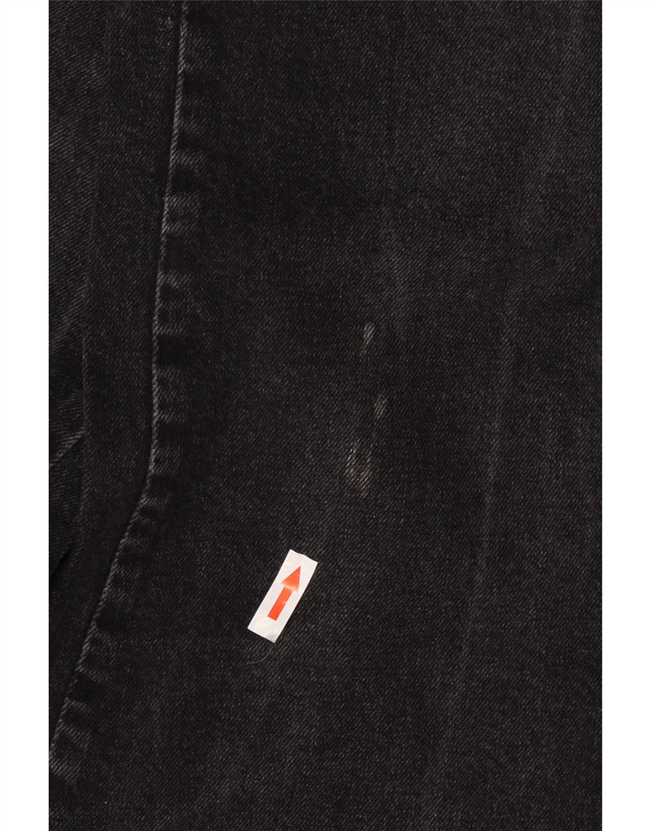 Jeans Bootcut feminino Massimo Dutti EU 36 XS W26 L25 algodão preto