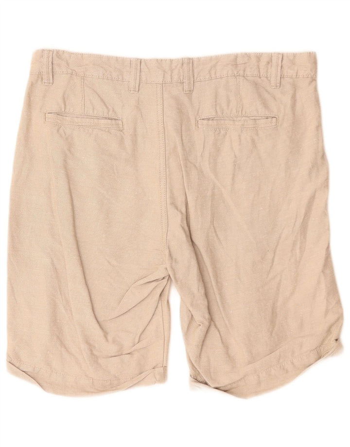 Shorts Chino Masculino Regular Fit Dack's EU 46 Pequeno W32 Bege