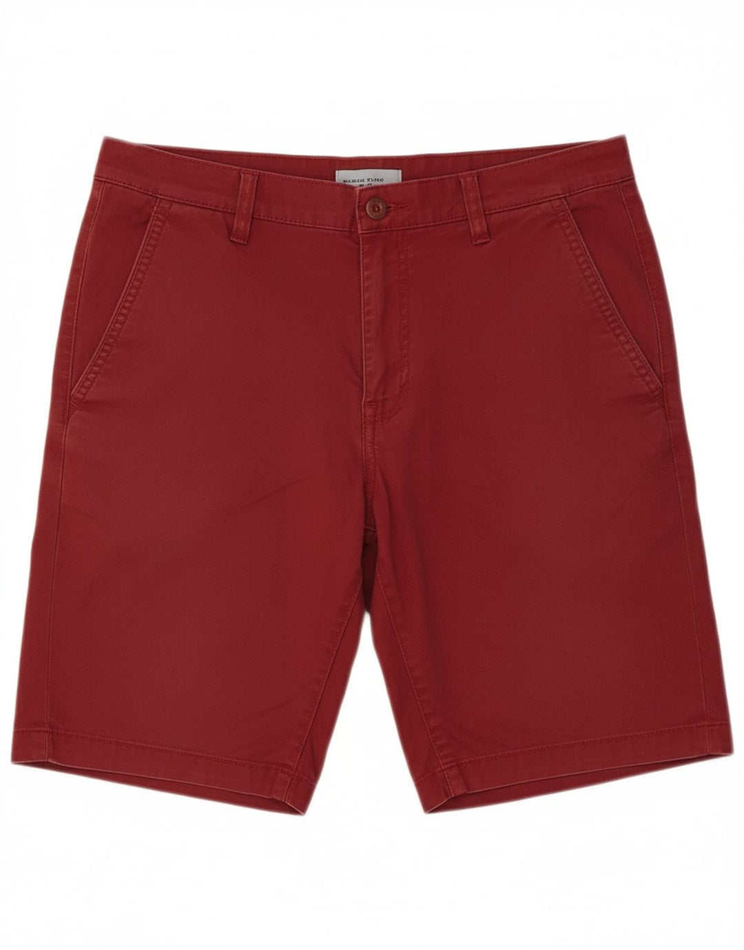 DACK'S Mens Regular Fit Chino Shorts IT 48 Médio W34 Borgonha