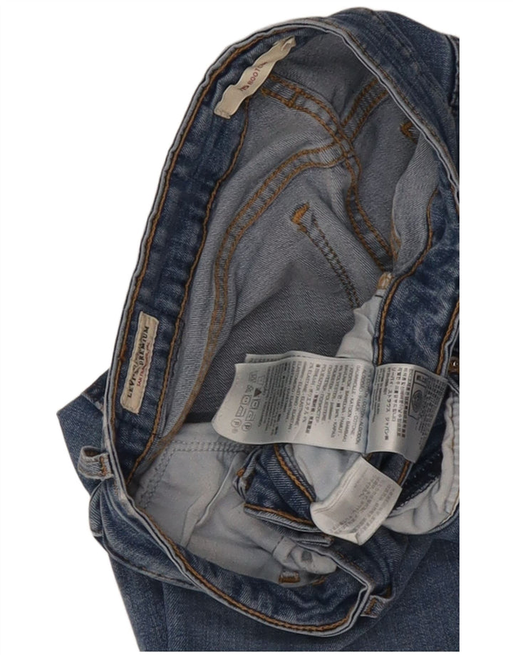 Calça jeans feminina Levi's 715 Bootcut W30 L27 azul algodão