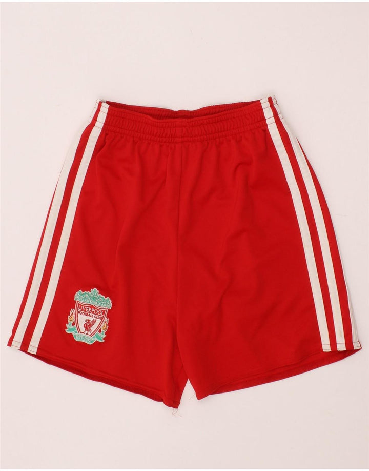 ADIDAS Garotos Liverpool Sport Shorts 5-6 Anos Poliéster Vermelho