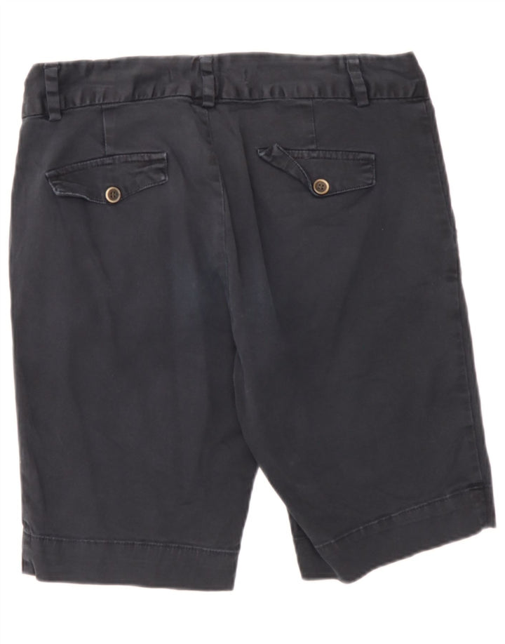 Zara Womens Chino Shorts Médio W28 Azul Marinho