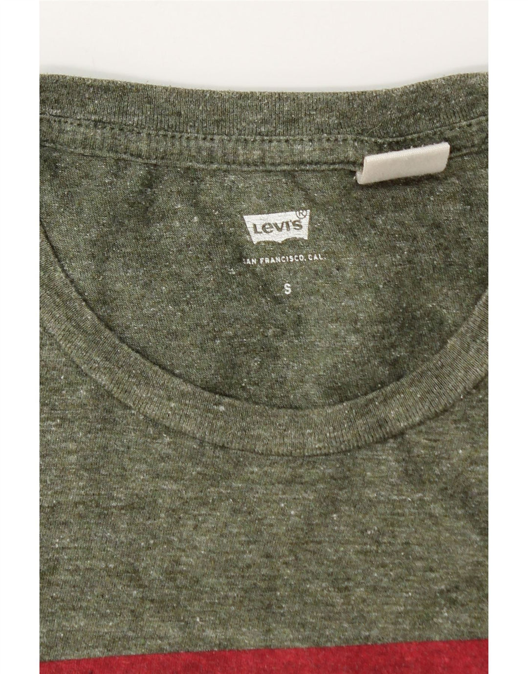 Camiseta gráfica masculina Levi's Top pequeno cáqui salpicado