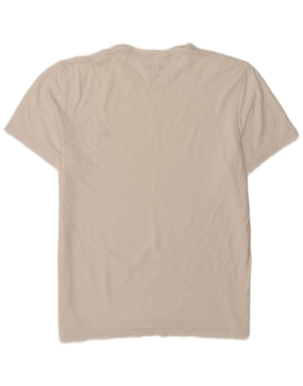 Jack Wills Mens Classic Fit Camiseta Top XL Branco