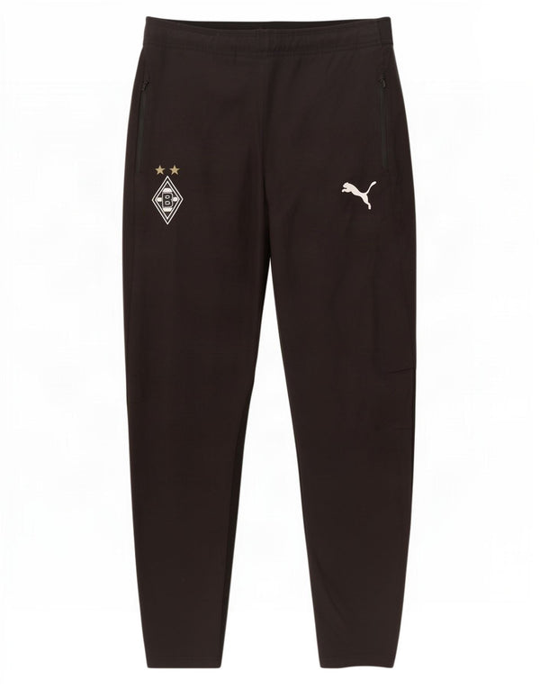 Calça de treino masculina Puma Borussia Mönchengladbach 2XL poliéster preto