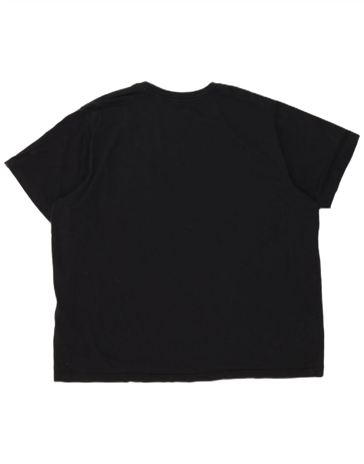 Camiseta masculina Eddie Bauer Top 3XL algodão preto