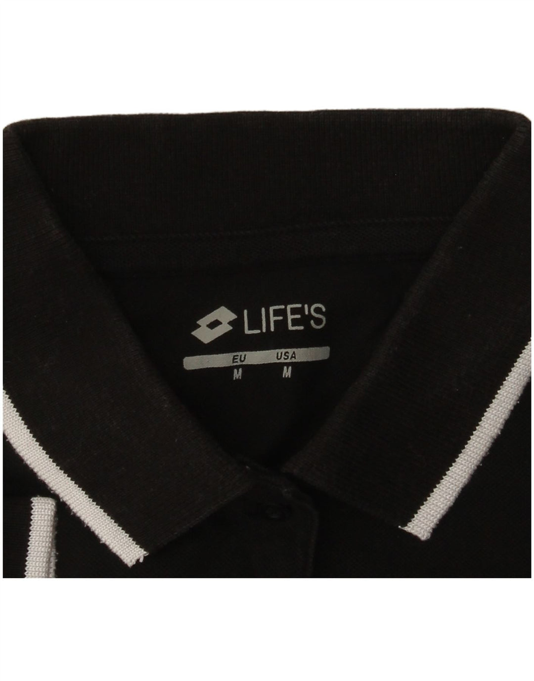 Camisa polo feminina Lotto UK 12 média preta