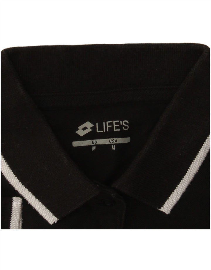 Camisa polo feminina Lotto UK 12 média preta