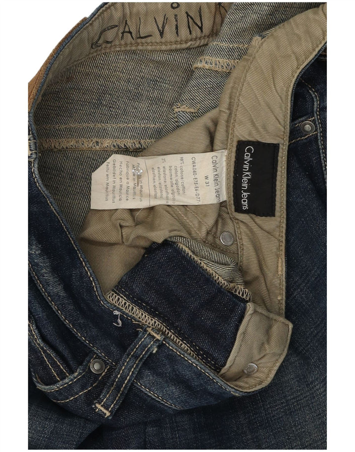 Calvin Klein Jeans Slim Feminino W31 L29 Azul Algodão
