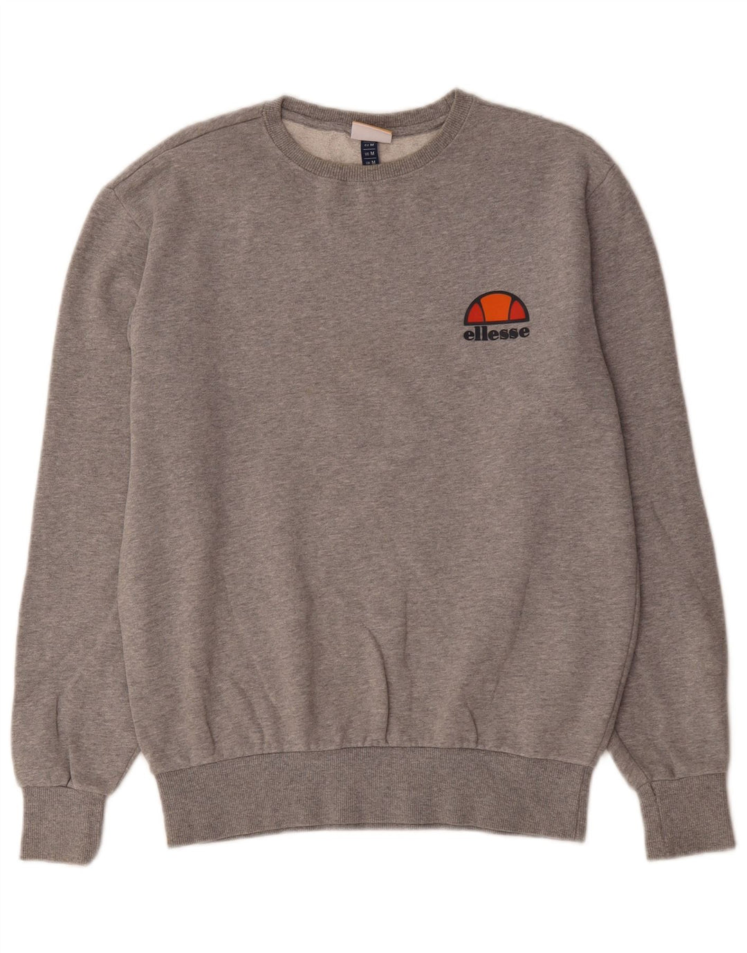 Ellesse moletom masculino jumper médio cinza algodão