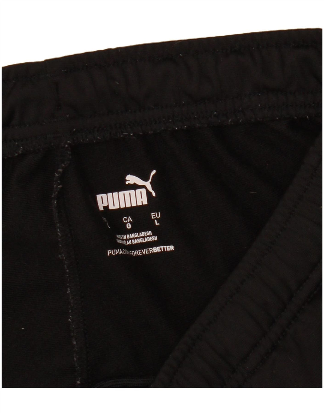 Calça de treino masculina PUMA grande preta