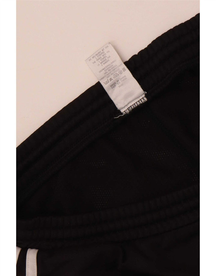 Shorts esportivos masculinos Adidas médio preto poliéster