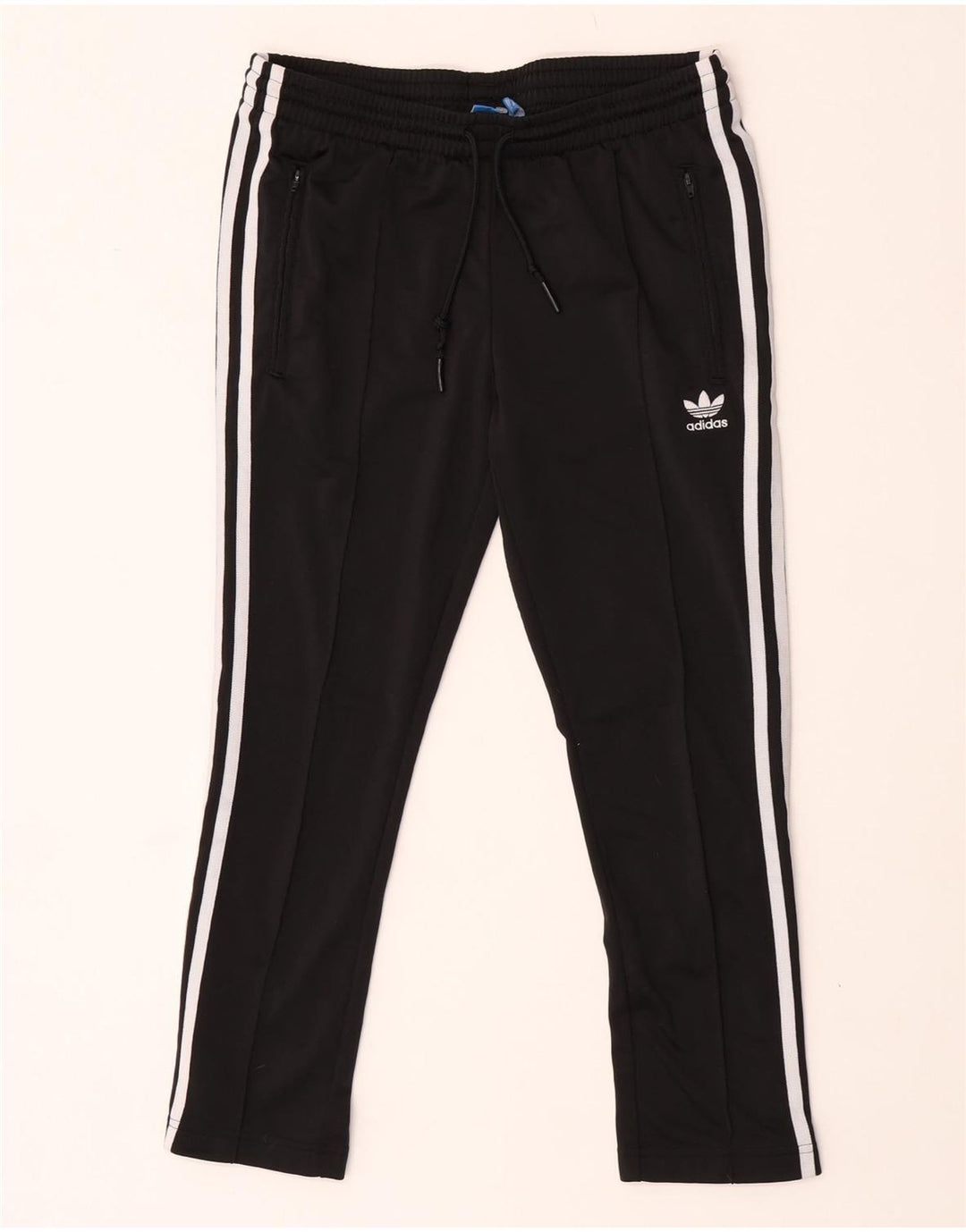 Calça de treino feminina Adidas UK 12 poliéster preto médio