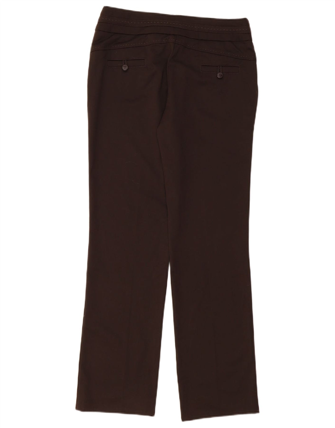 Calça casual feminina TRUSSARDI Bootcut IT 44 médio W32 L31 marrom