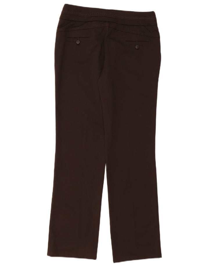 Calça casual feminina TRUSSARDI Bootcut IT 44 médio W32 L31 marrom