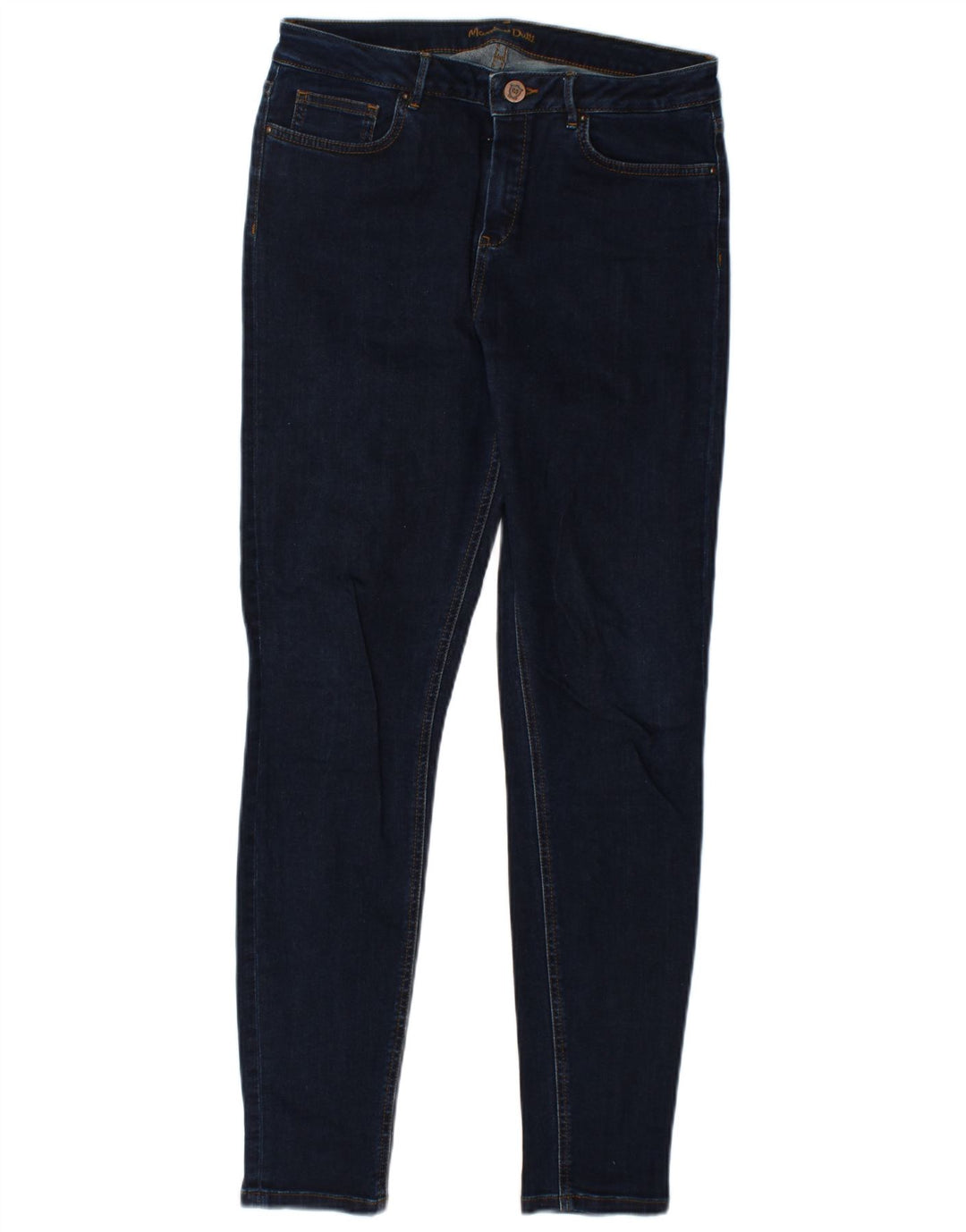 Jeans skinny feminino Massimo Dutti EU 40 médio W30 L29 azul marinho